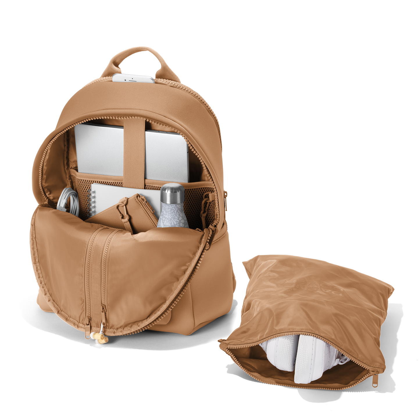 Dakota Backpack in Camel, Large