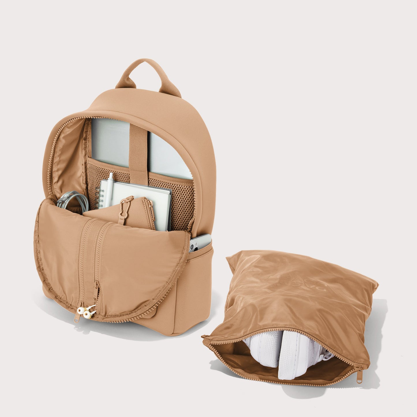 Dakota Backpack in Camel, Medium