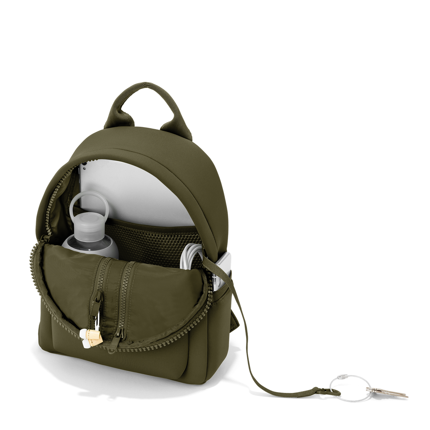 Dakota Backpack in Dark Moss, Small