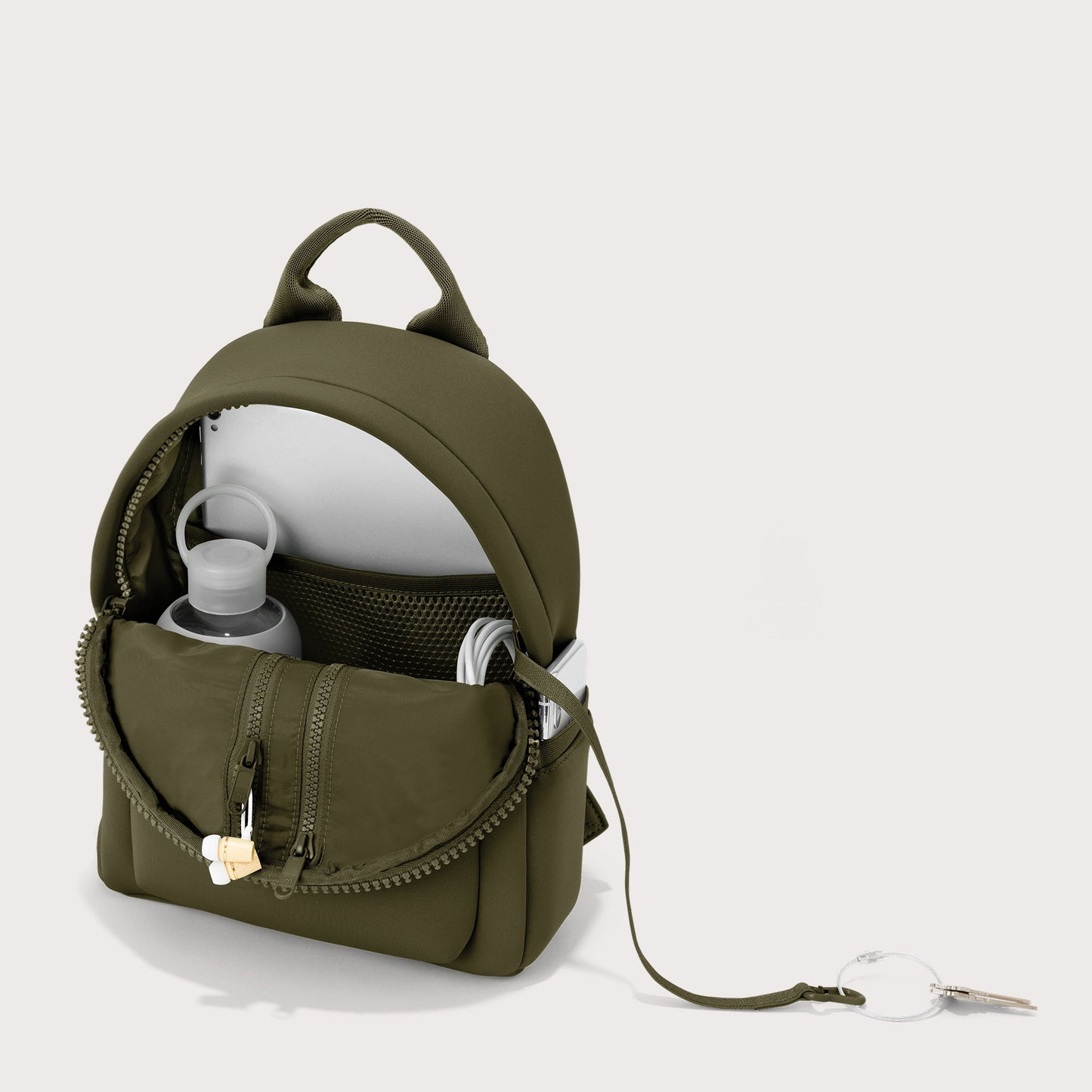 Dakota Backpack in Dark Moss, Small