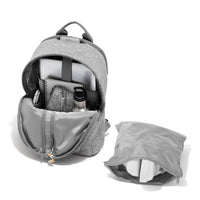 Dakota Backpack in Heather Grey, Large