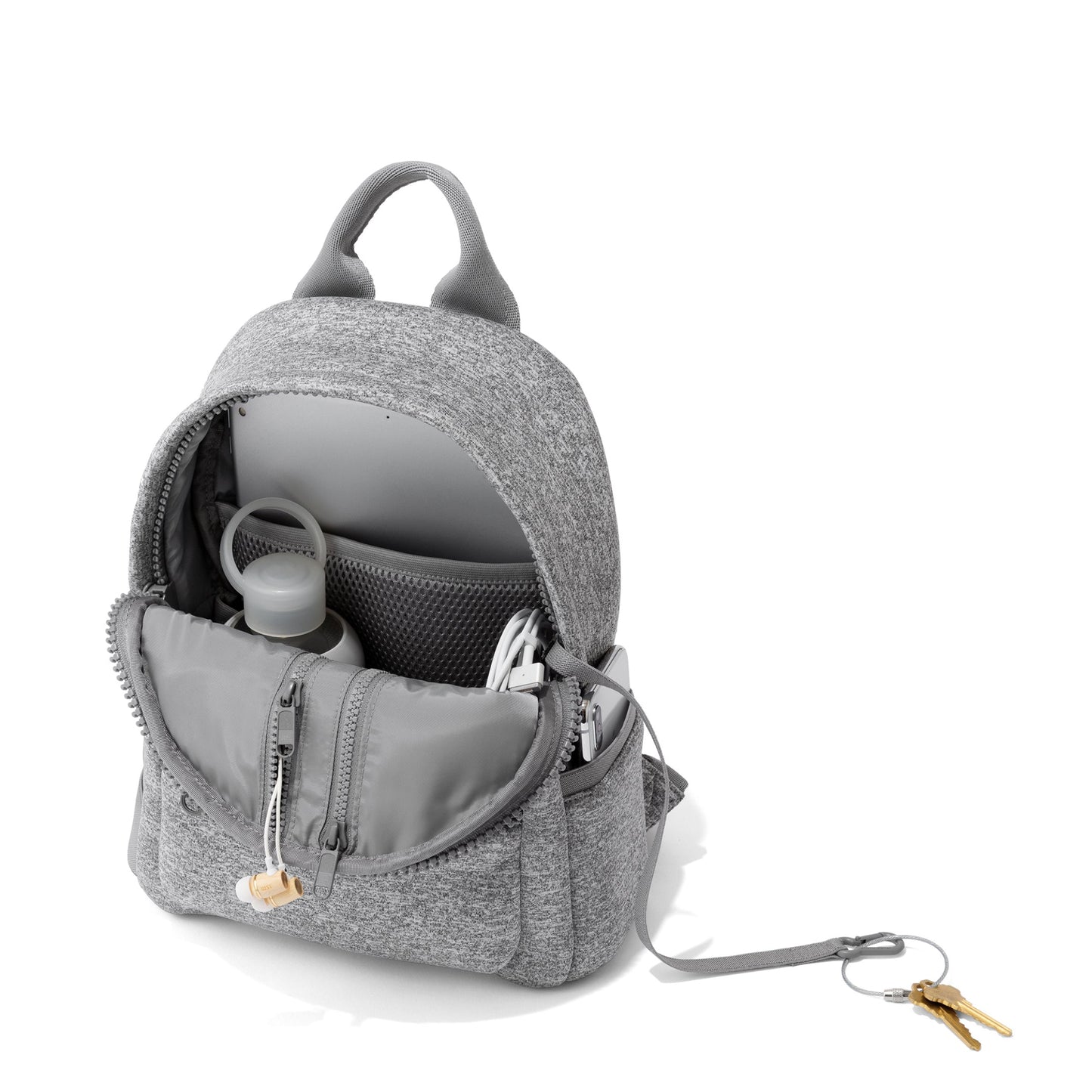 Dakota Backpack in Heather Grey, Small