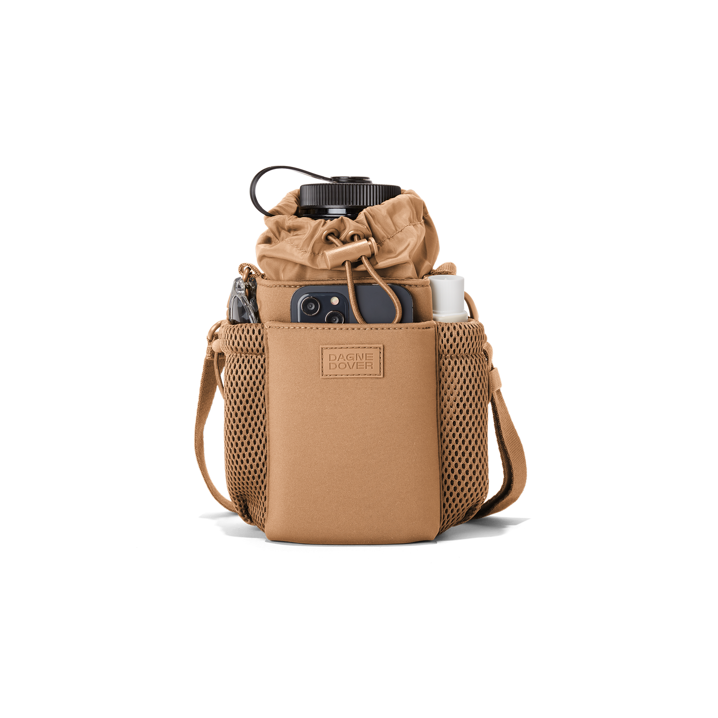 Sloan Water Bottle Sling in Camel