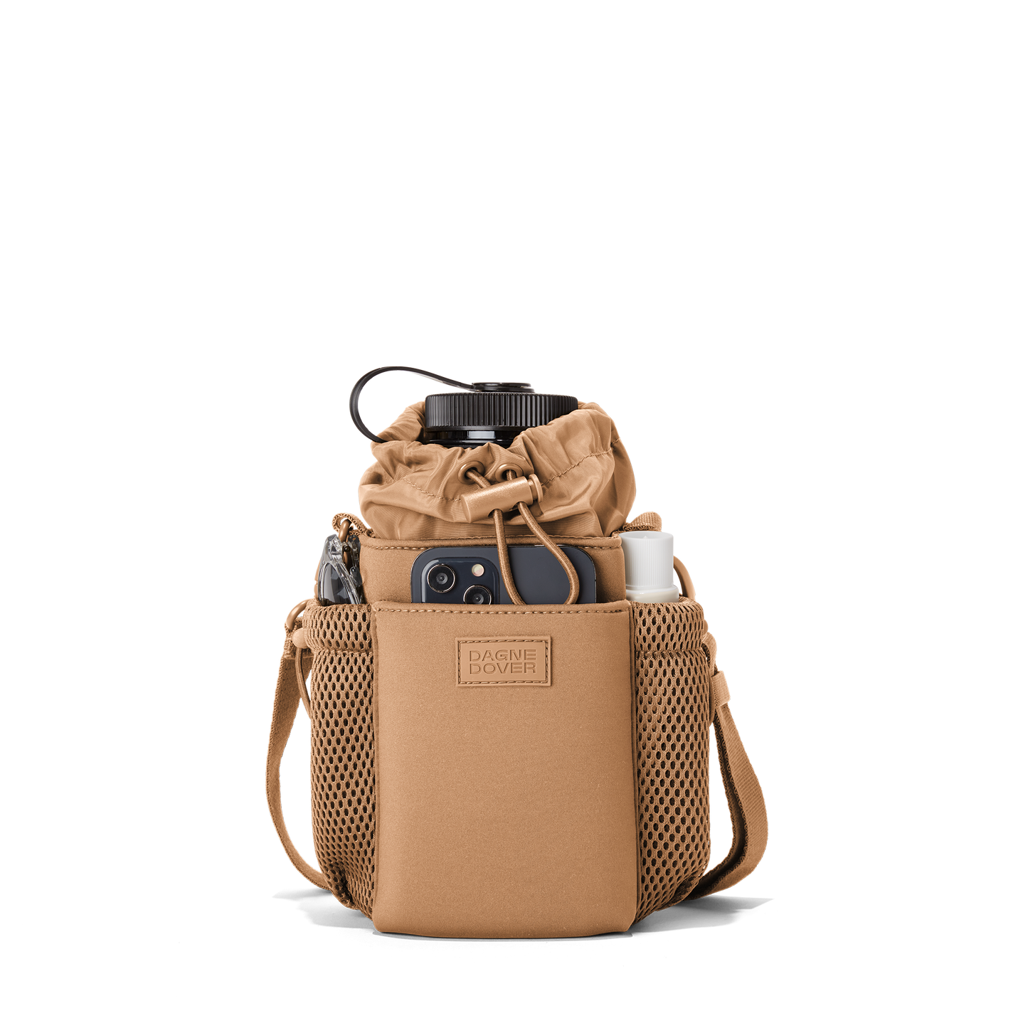 Sloan Water Bottle Sling in Camel