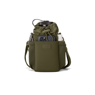 Sloan Water Bottle Sling in Dark Moss