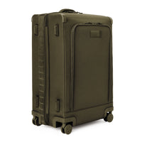 Sydney Checked Luggage in Dark Moss, Larger - 28.5 inch