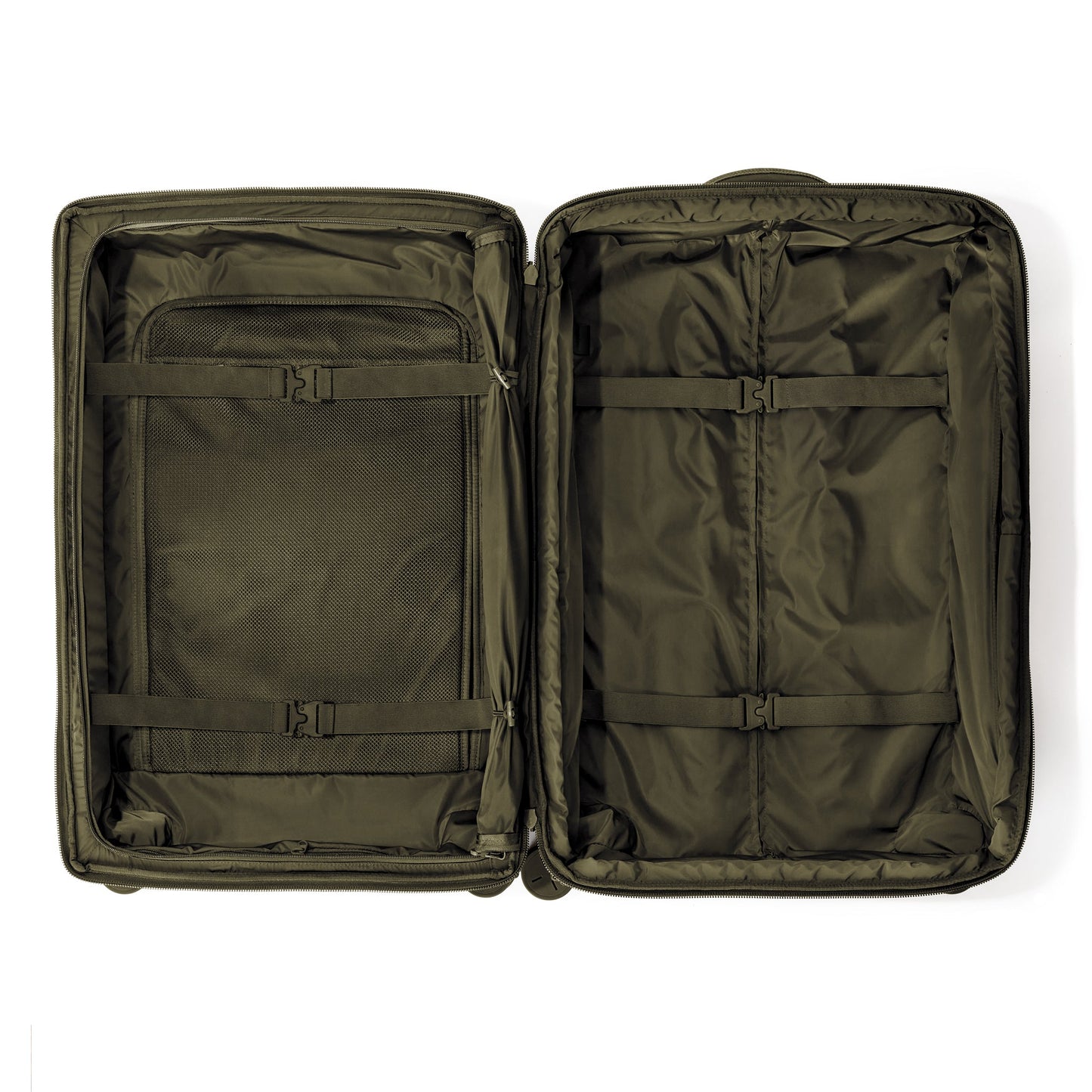 Sydney Checked Luggage in Dark Moss, Larger - 28.5 inch